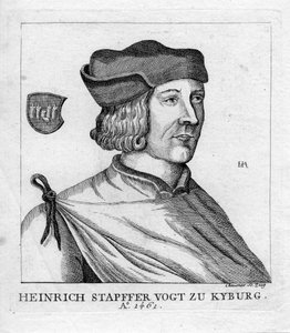Engraved Portrait by Jakob Joseph Clausner
